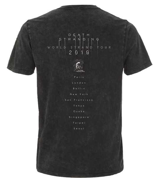 DEATH STRANDING 2 World Strand Tour Tシャツ DEATH STRANDING 2 JAPAN POPUP TOUR ORIGINAL T-Shirts Gray (4