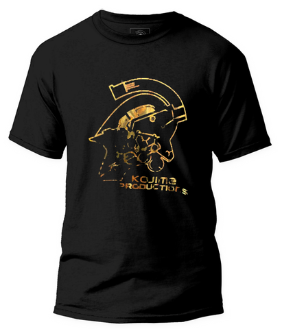 KOJIMA PRODUCTIONS T-shirt en feuille d'or avec logo